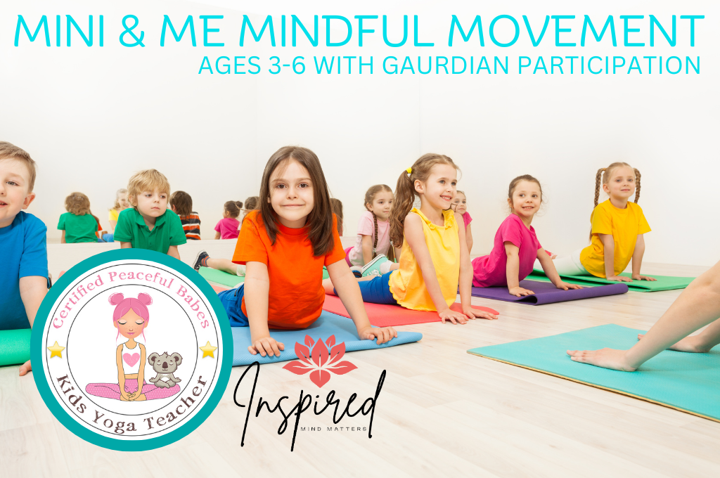Mini and Me Mindful Movement Class Poster