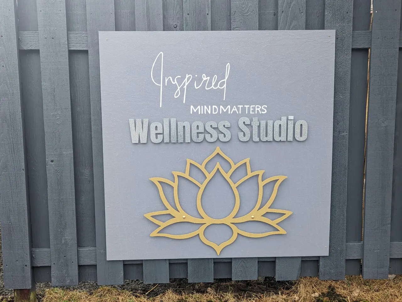 Mindmatters Wellness Studio Class Poster in Grey