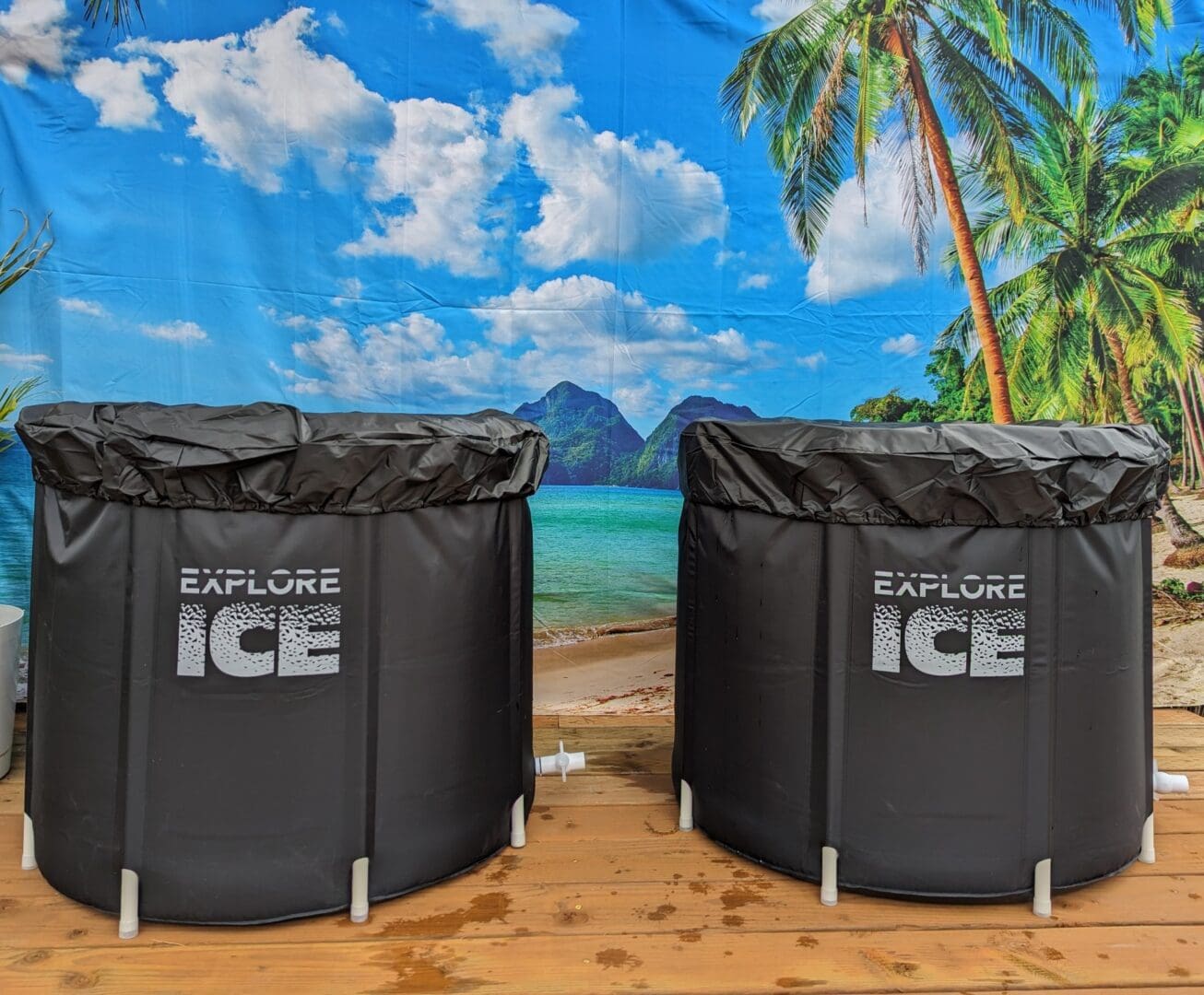 two black color Explore ICE tanks