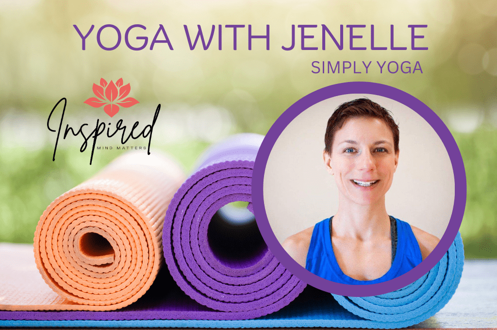 Yoga With Jenelle Poster for a Website with her photo on it